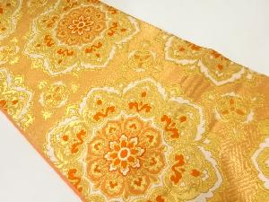 華紋模様織出し袋帯